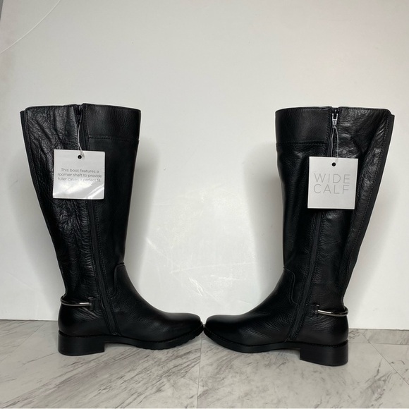 New! 27 Edit Naturalizer Kalani Black Leather Boot 5.5 - Picture 6 of 15